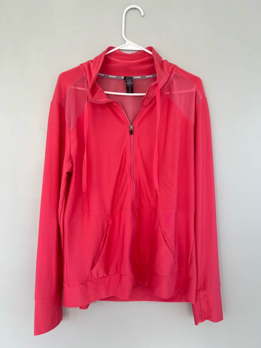 RBX Hot Pink Full-Zip Activewear Jacket